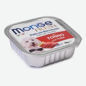 Корм для собак MONGE Dog Fresh тунец консервированный 100г