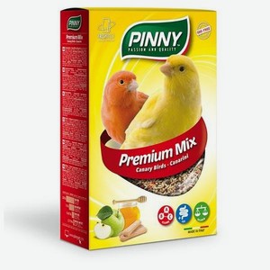 Корм для канареек PINNY 0.8кг Premium Mix Canary с фруктами-бисквитом-витаминами