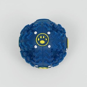 Мяч для собак Пижон квакающий жёсткий тёмно-синий