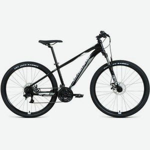 Велосипед FORWARD Apache 27,5 2.2 D (2022), горный (взрослый), рама 19 , колеса 27.5 , черный/серый, 13.79кг [rbk22fw27326]