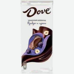 Шоколад Dove Молочный С Фундуком И Изюмом 90г