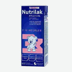 Смесь Nutrilak Premium 3 Молочный Напиток 200мл