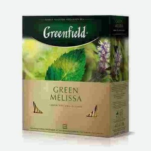Чай Зелёный Greenfield Melissa 100 Пакетиков