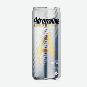 Энергетический Напиток Adrenaline Silver 0,449л Ж/б