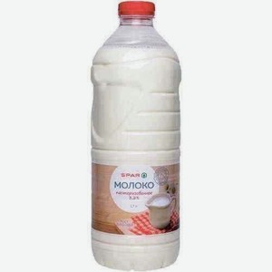 Молоко Spar Пастеризованное 3,2% 1,7л