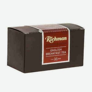 Чай Черный Richman English Breakfast 25 Пакетиков