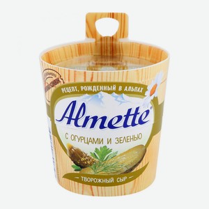 Сыр творожный Almette с зеленью и огурцами 60%, 150 г