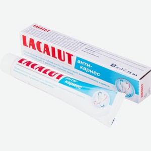 Зубная паста LACALUT Анти-кариес, Германия, 75 мл