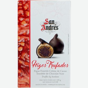 Конфеты в шоколаде Сан Андрес инжир Фрутас Турронс кор, 120 г