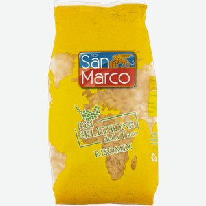 Рис длиннозерный Сан Марко из Венето Рибе пропаренный Ризериа Кремонези м/у, 500 г