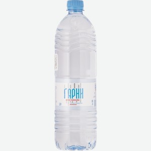 Вода негаз рН6,4-6,9 Гарни кристаллайн Питьевая Рокарм п/б, 1 л