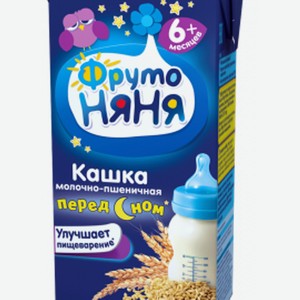 БЗМЖ Кашка Фрутоняня 0,2л молочно-пшеничная