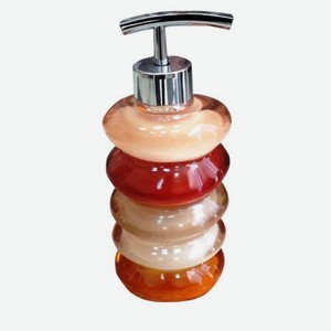 Дозатор для жидкого мыла Primanova Mili разноцветный 8х8х17,5 см