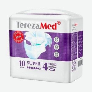 Подгузники для взрослых TerezaMed Super Extra Large 10 шт