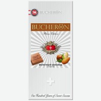 Шоколад Bucheron/бушерон Молочный С Орехами 85г в магазине Дикси - цена ...
