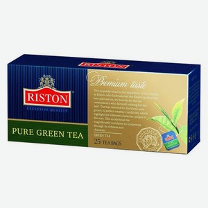 Чай зеленый Riston Pure Green Tea 25 пакетиков
