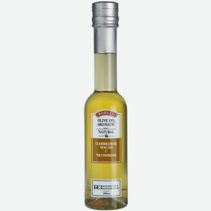 Масло оливковое Borges с жареным чесноком 0,2 л стеклянная бутылка