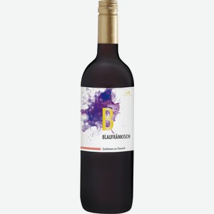 Вино EXCLUSIVE ALCOHOL Ординарное сортовое Блауфренкиш кр. сух., Австрия, 0.75 L