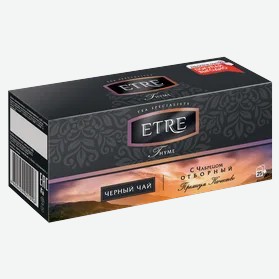 Чай «Etre» Thyme черный с чабрецом, 25 пакетиков, 50 г