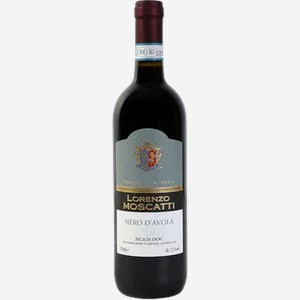 Вино Лоренцо Москатти Неро д Авола КСХ 0,75 л 12,5%