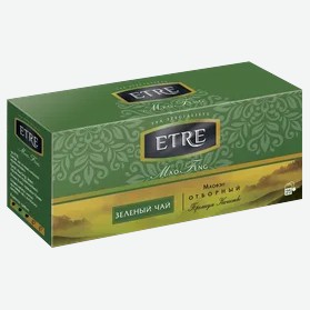 Чай зеленый «Etre» Mao Feng, 25 пакетиков, 50 г