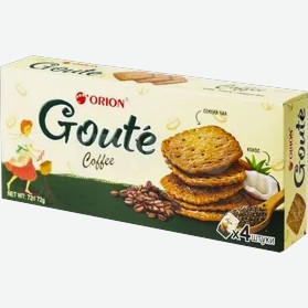 Печенье затяжное Goute Coffe 72г