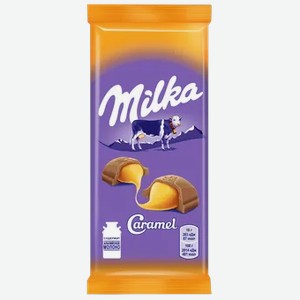 Шоколад Milka Карамельная начинка, 90 г