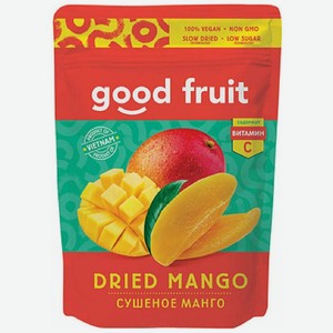 GOOD FRUIT, манго сушеное, 100 г