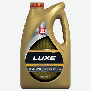 Масло моторное синтетическое LukoilЛ Люкс 5W-30 SL/CF, 4л