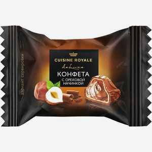 Конфета Cuisine Royale вафельная с ореховой начинкой в молочном ...