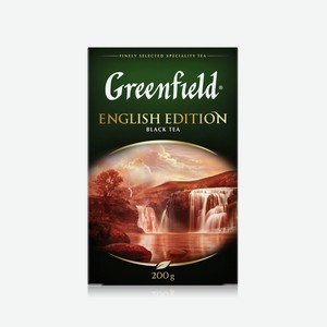 Чай Greenfield English Edition листовой черный, 200г