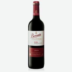 Вино Beronia Crianza Rioja красное сухое, 0.75л