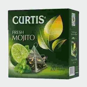 Чай Зеленый Curtis Fresh Mojito 20 Пирамидок