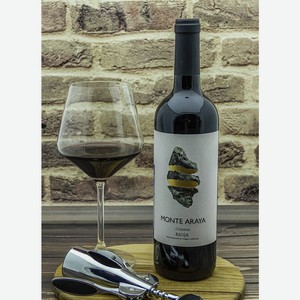 Вино Bodegas Del Medievo Монте Арайя Крианца Красное 2016 г.у. 13,5% 0,75 л, Испания