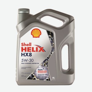 Масло моторное синтетическое Shell helix нх8 5w/30 4л