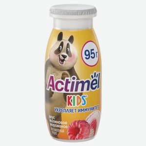 БЗМЖ Продукт к/мол Actimel Kids малиновое мороженое 1,5% 95г