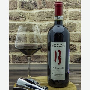 Вино Bellafonte Монтефалько Сагрантино Колленоттоло Красное Сухое 14,5% 0,75 л, Италия