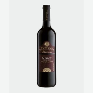 Вино Красное Сухое Bottega Мерло Тре Венецие 2019 г.у. 12,5%, 0,75 л, Италия
