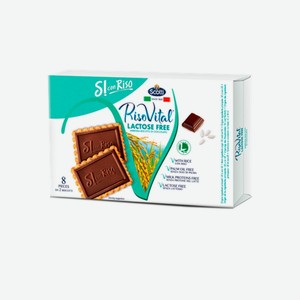 Печенье Riso Scotti Рисовое с Шоколадом, Безлактозное 200 гр.