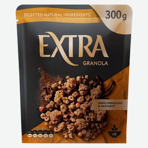 Гранола-Мюсли Extra тёмный шоколад/фундук 300 г