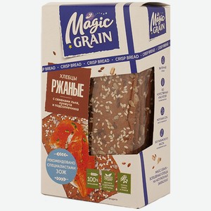 Хлебцы Magic Grain ржаные с семенами льна,кунжута и подсолнечника 160г