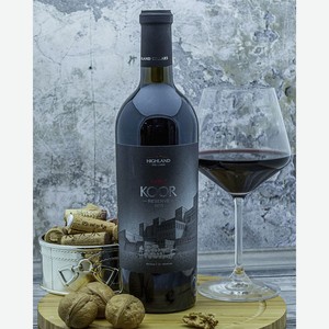Вино Koor Красное Сухое Резервное 2015 г.у. 13,5% 0,75 л, Армения