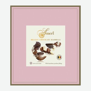 Шоколадные конфеты “Ameri” с начинкой пралине в розовой упаковке, 250 г.