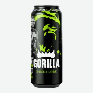 Напиток энергетический Gorilla, 0.45 л, банка