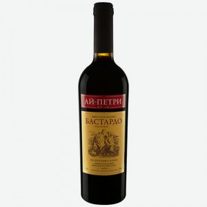 Вино красное Ай-Петри Бастардо столовое сухое 12%, 0.75 л