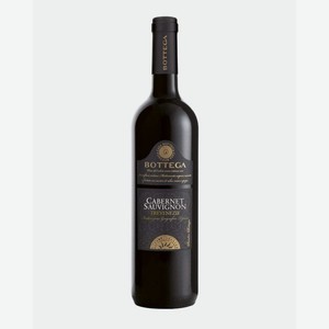 Вино Красное Сухое Bottega Каберне Совиньон Тре Венецие 2019 г.у. 12,5%, 0,75 л, Италия