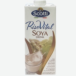 Соевый напиток Riso Scotti с кальцием Riso Vital 1 л.
