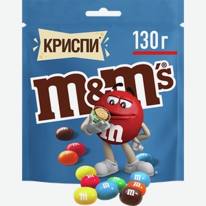 Драже M&Мs криспи, с молочным шоколадом, 0.07кг