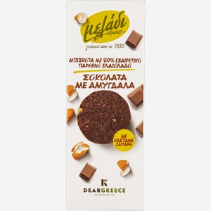 Печенье шоколадное Деа Грис Мелади миндаль Фемили Рэсипес кор, 80 г