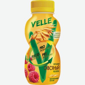 Продукт овсяный питьевой Велле малина Велле п/б, 250 г